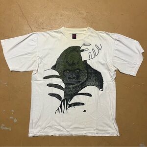 Vintage 90’s Tinga Tinga Bigfoot Gorilla Graphic T-Shirt XL Stained